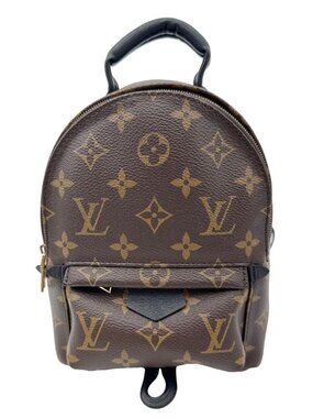 Louis Vuitton  Palm Spring Mini Monogram Canvas Backpack Brown